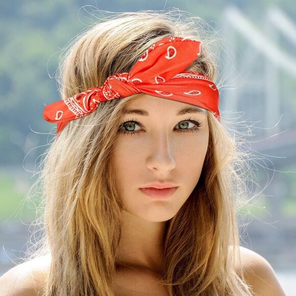 13 Pieces Polyester Headbands for Women Colorful Boho Hair Accessories main image 6